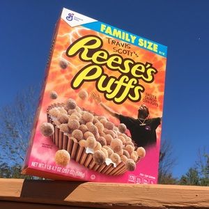 Travis Scott family size Reese’s puffs